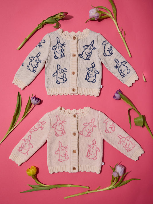 The Cute Girl Cardigan | Pink Bunnies