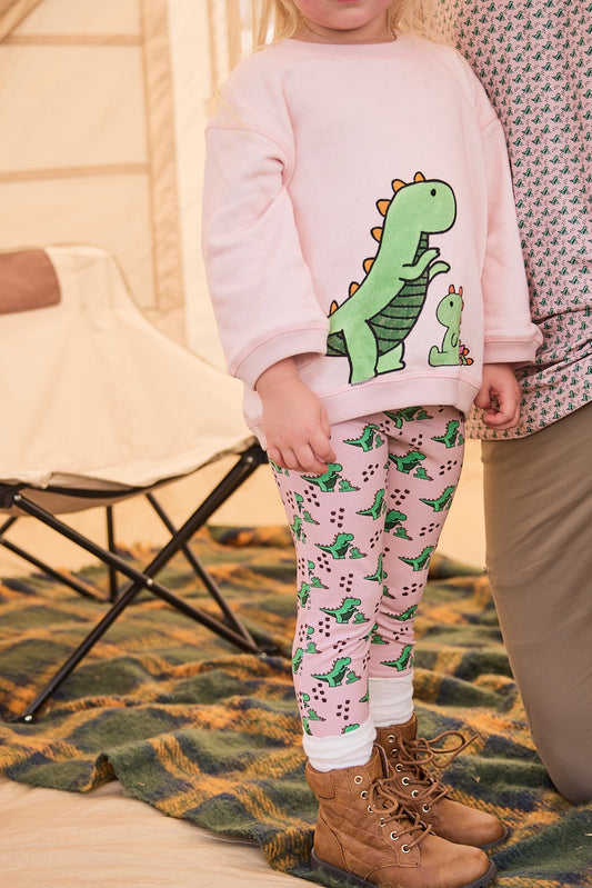 Precious Girl Leggings | Dino Duo