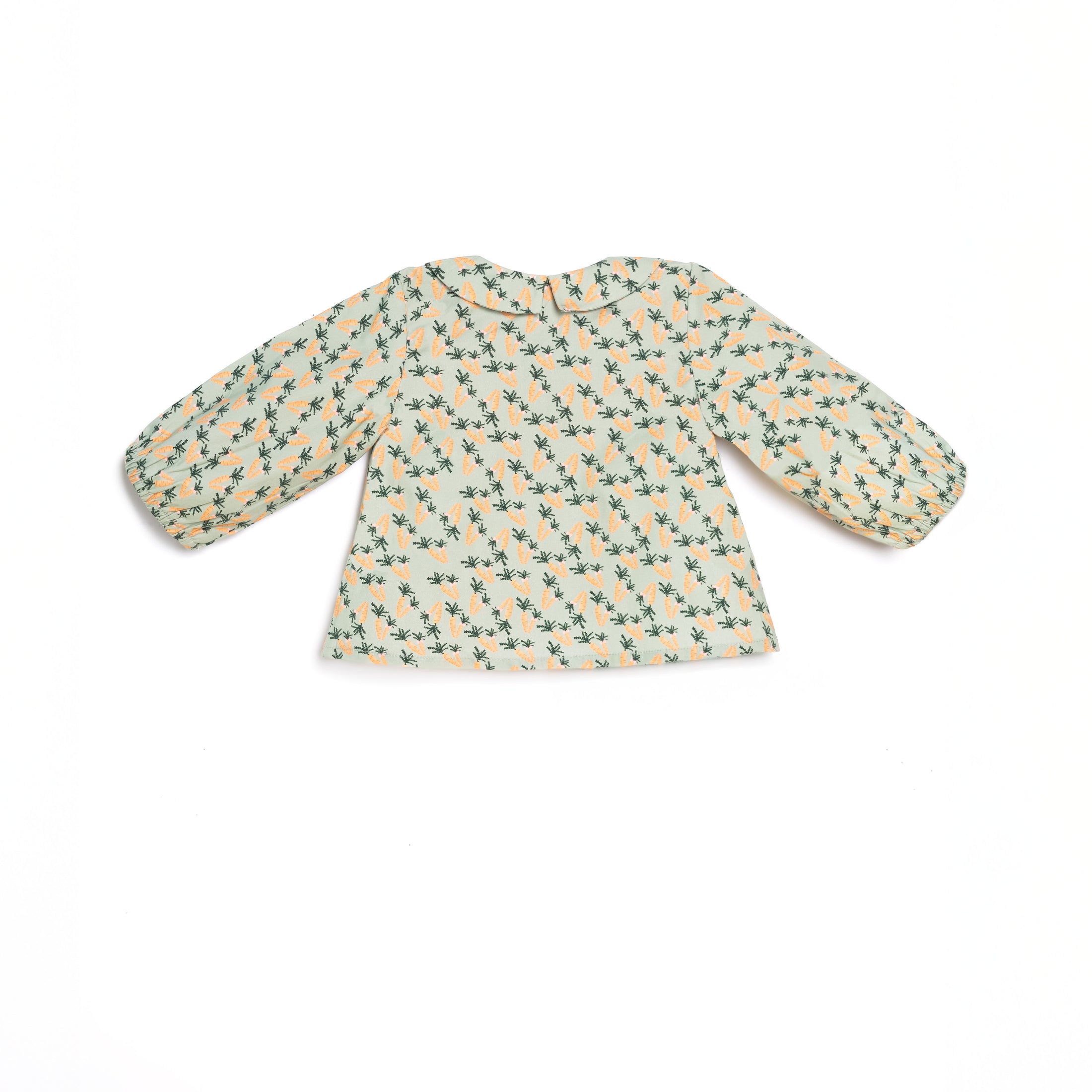 Cutie Pie Top | Green and Orange Carrots