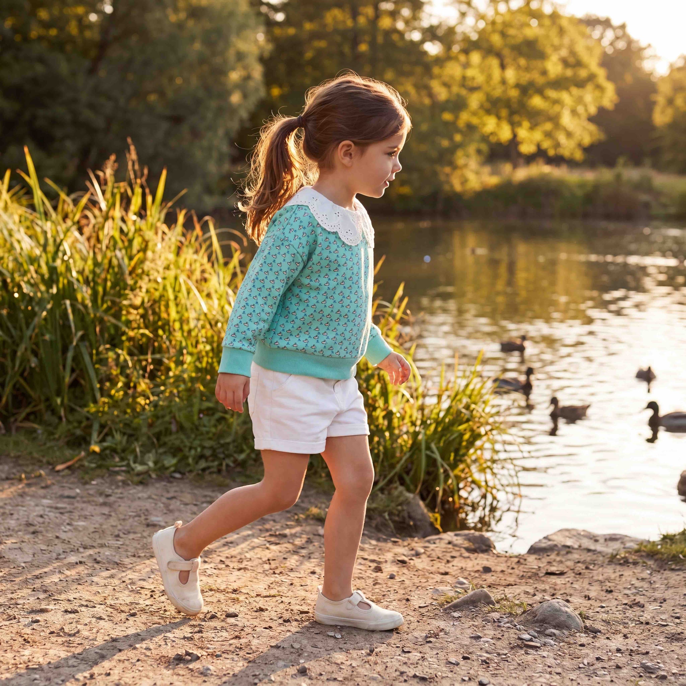 Precious Girl Sweater | Geese