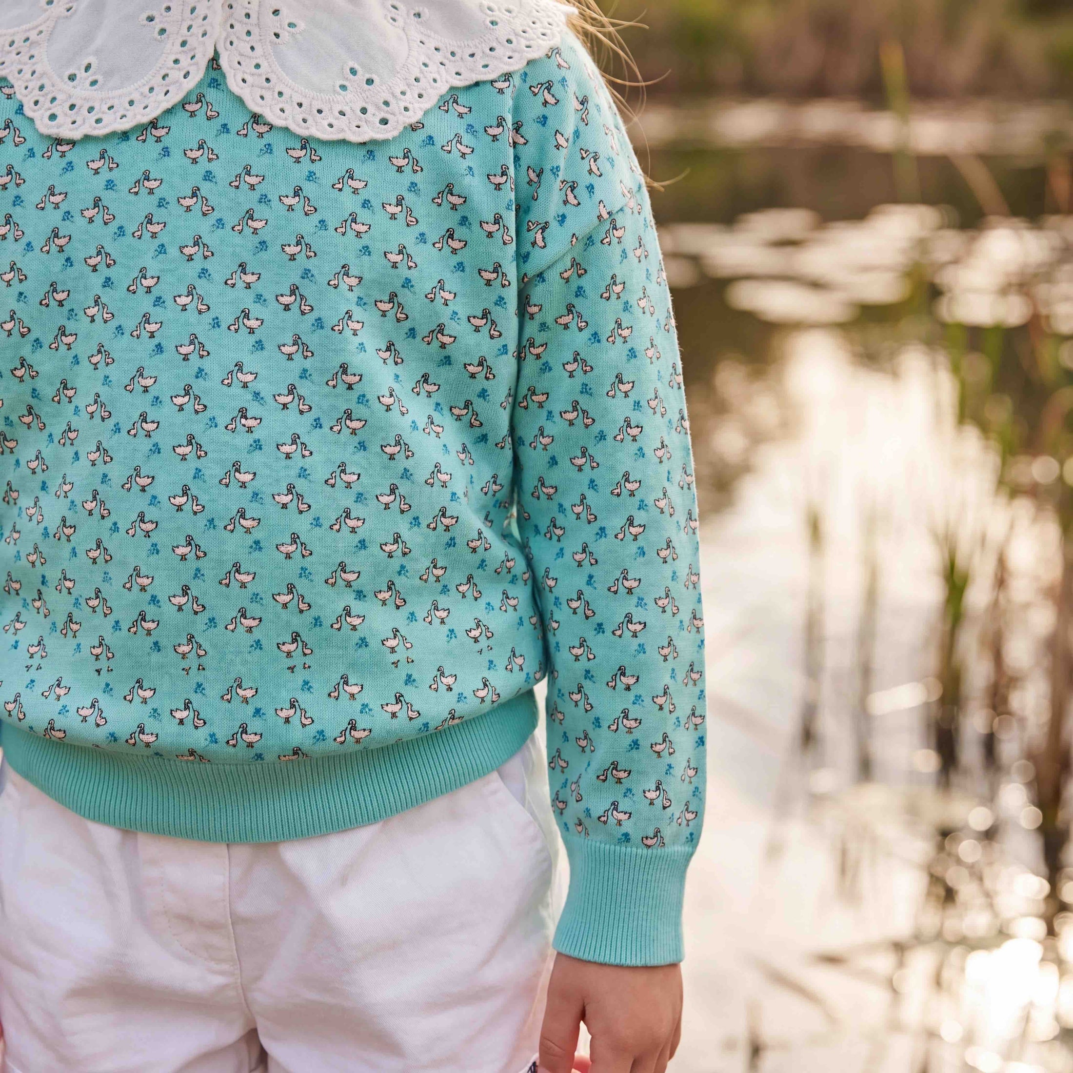 Precious Girl Sweater | Geese