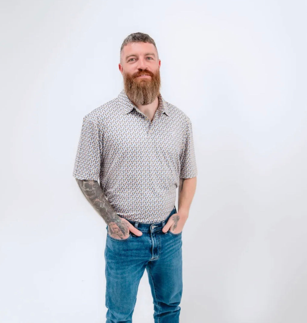 The Papa Bear Performance Polo | Milk and Cookies