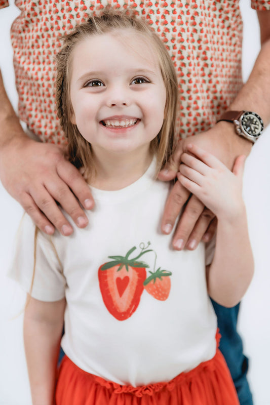 The Princess Short Sleeve Tee | Strawberries