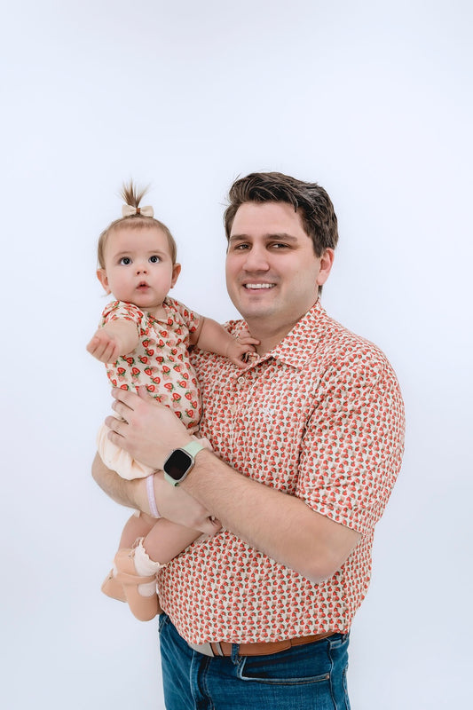 The Princess Short Sleeve Onesie | Strawberries