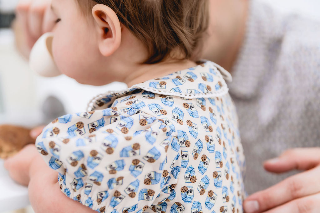 Button Down Cotton Dress | Milk and Cookies