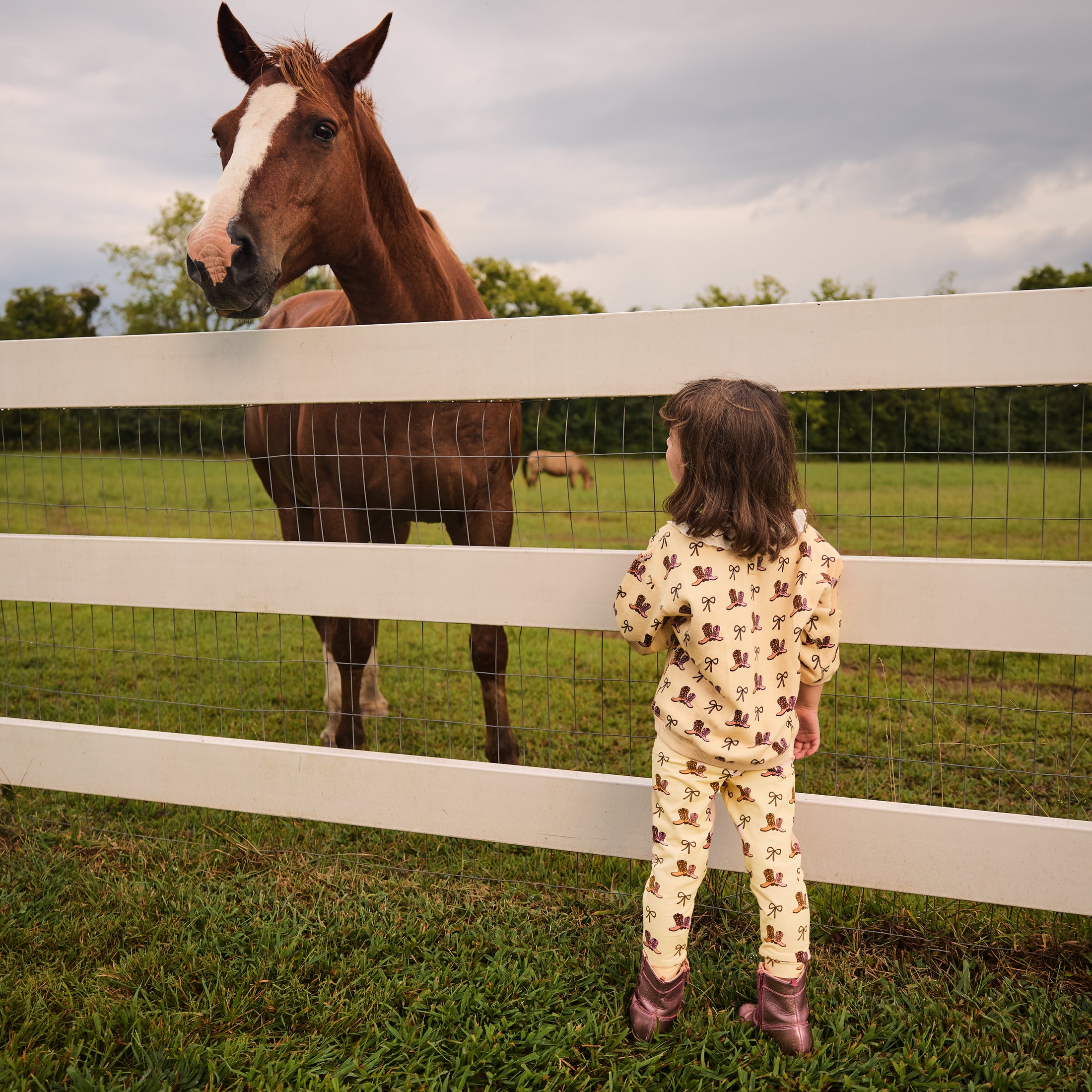 Precious Girl Leggings | Cowboy Boots
