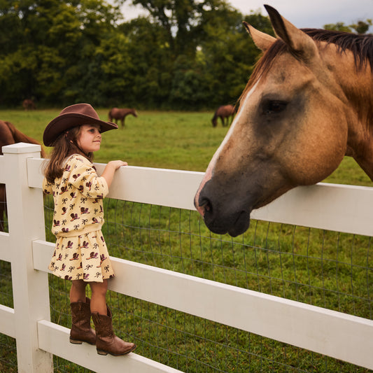 Precious Girl Sweater | Cowboy Boots