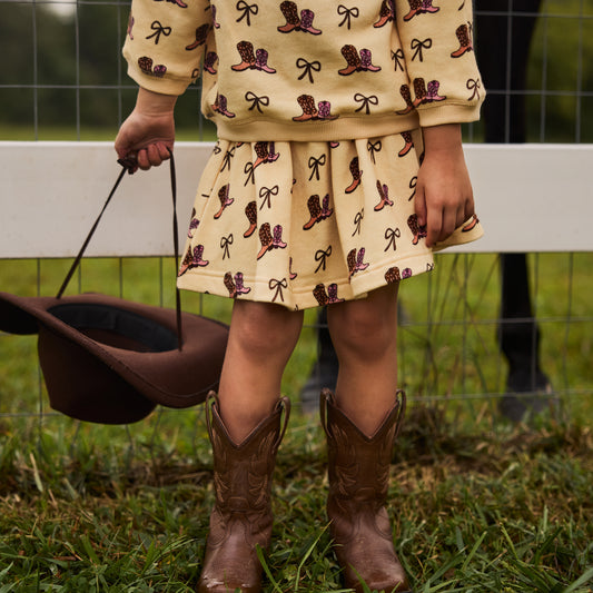 Twirly Skirt | Cowboy Boots