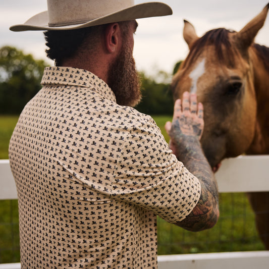 The Papa Bear Performance Polo | Cowboy Boots