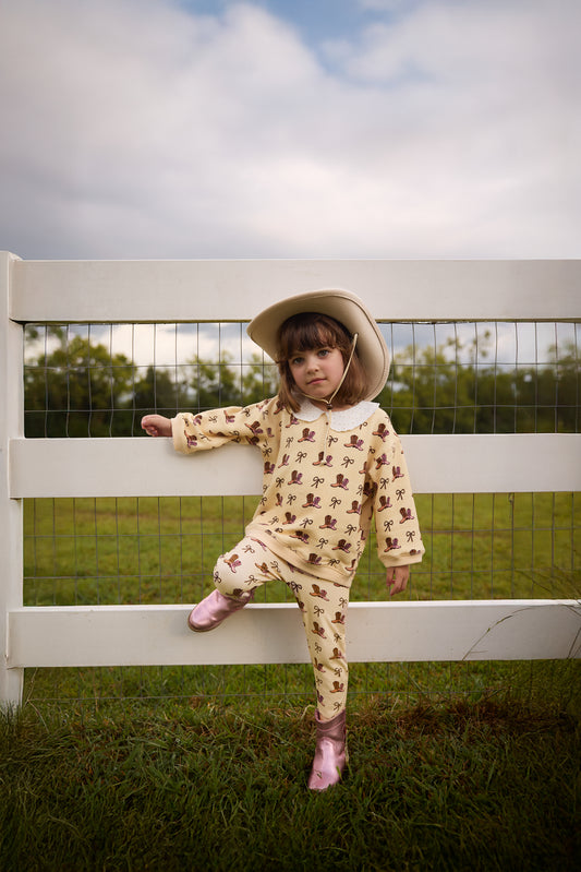 Precious Girl Leggings | Cowboy Boots