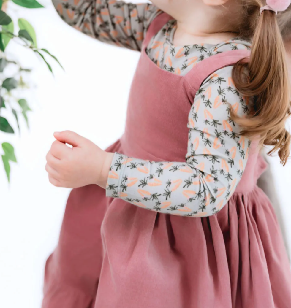 The Princess Onesie | Green and Orange Carrots