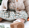 Load image into Gallery viewer, Twirly Skirt | Green and Orange Carrots
