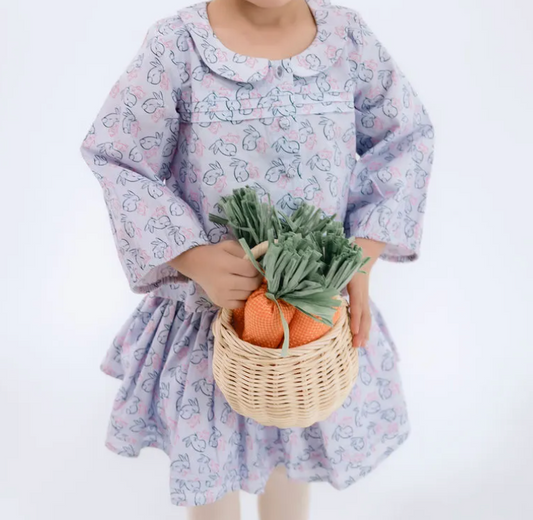 Twirly Skirt | Pink and Blue Bunnies